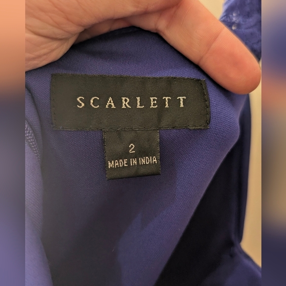 Bluish/Purple Bridesmaid Dresses - Picture 5 of 6